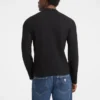 Slanke T-shirt met gemêleerde ribboord