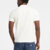 Slanke T-shirt met gemêleerde ribboord