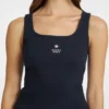 Slanke tanktop met geborduurde ster Slanke tanktop met geborduurde ster