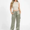 Slim fit cargo-joggingbroek