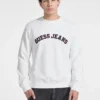 Slim fit college-trui met ronde hals Slim fit college-trui met ronde hals
