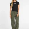 Slim-fit T-shirt met geribd borduursel Slim-fit T-shirt met geribd borduursel