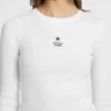 Slim ribgebreid T-shirt met ster Slim ribgebreid T-shirt met ster