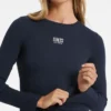 Slim T-shirt met geborduurd logo Slim T-shirt met geborduurd logo