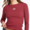 Slim T-shirt met geborduurd logo Slim T-shirt met geborduurd logo