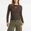 Slim T-shirt met geborduurd logo Slim T-shirt met geborduurd logo