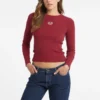 Slim T-shirt met geborduurd logo Slim T-shirt met geborduurd logo