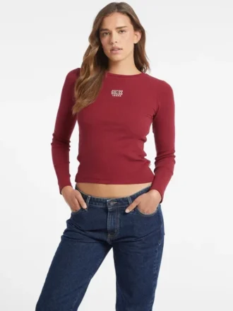 Slim T-shirt met geborduurd logo