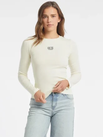 Slim T-shirt met geborduurd logo