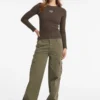 Slim T-shirt met geborduurd logo Slim T-shirt met geborduurd logo