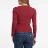 Slim T-shirt met geborduurd logo Slim T-shirt met geborduurd logo