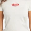 Slim T-shirt met gemêleerd stempel-logo