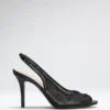 Slingback met veters