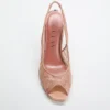 Slingback met veters