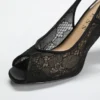 Slingback met veters