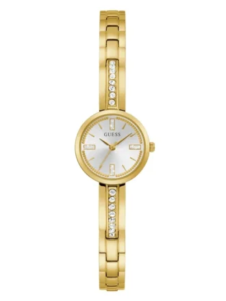 Sofia goudkleurig analoog horloge met kristallen