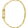 Sofia goudkleurig analoog horloge met kristallen Sofia goudkleurig analoog horloge met kristallen