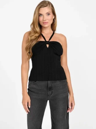 Sofie geribbelde Mirage-top
