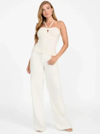 Sofie geribbelde Mirage-top