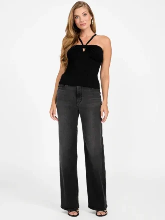 Sofie geribbelde Mirage-top