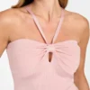 Sofie geribbelde Mirage-top