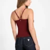 Sofie geribbelde Mirage-top