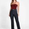 Sofie geribbelde Mirage-top