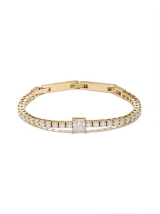 Solitaire tennisarmband