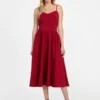 Sophie geweven midi-jurk Sophie geweven midi-jurk