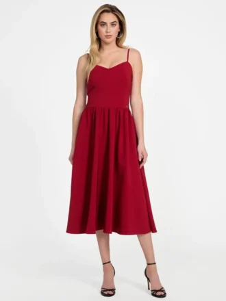 Sophie geweven midi-jurk