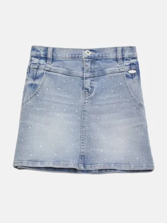 Sparkle denim rok (7-14)