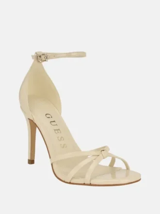 Spring geknoopte stilettohakken