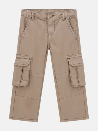 Stijve gabardine cargobroek (2-7)