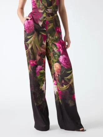 Strakke broek met print