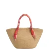 Straw Beach Tote Shoppers