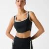 Stretch cropped top