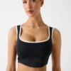 Stretch cropped top
