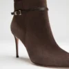 Suède kniehoge Stiletto-laars