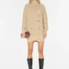 Sweaterjurk met distressed-effect