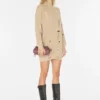 Sweaterjurk met distressed-effect