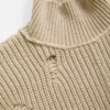 Sweaterjurk met distressed-effect