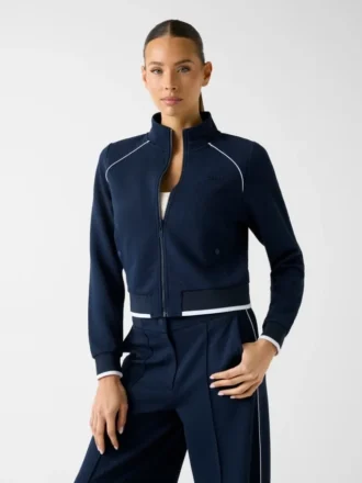 Sweatshirt met doorlopende rits