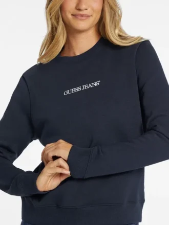 Sweatshirt met geborduurd logo