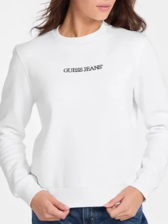 Sweatshirt met geborduurd logo