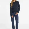Sweatshirt met geborduurd logo Sweatshirt met geborduurd logo