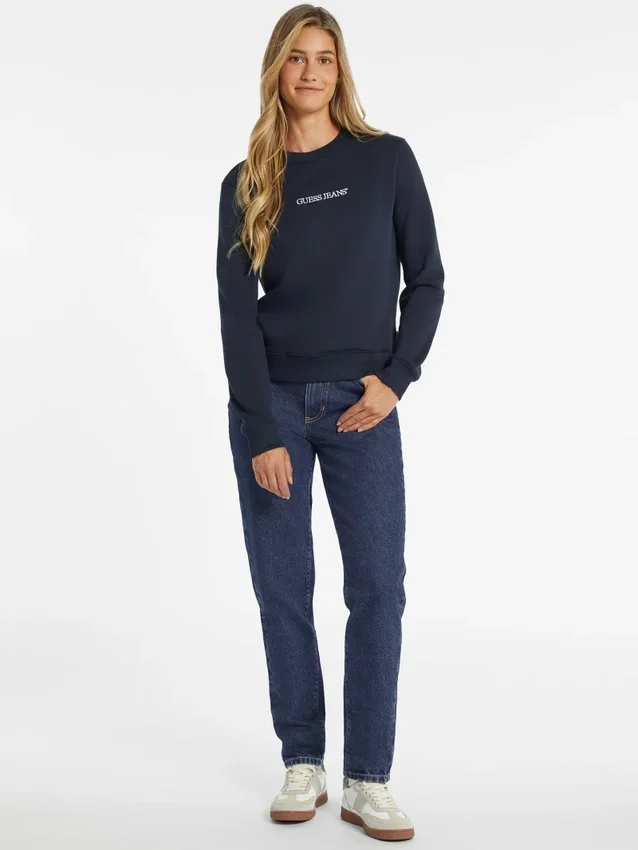 Sweatshirt met geborduurd logo Sweatshirt met geborduurd logo