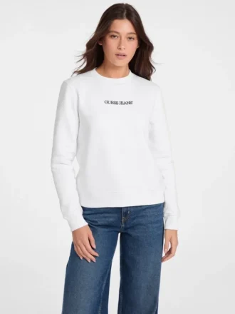 Sweatshirt met geborduurd logo