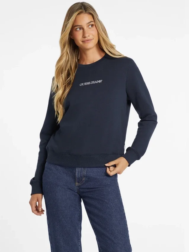 Sweatshirt met geborduurd logo Sweatshirt met geborduurd logo
