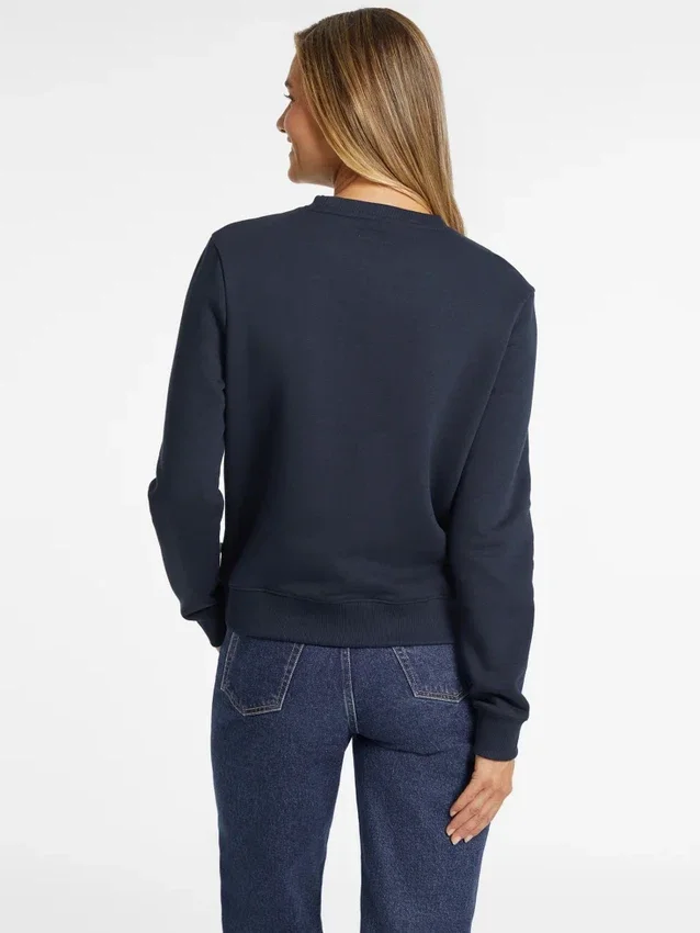 Sweatshirt met geborduurd logo Sweatshirt met geborduurd logo