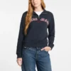 Sweatshirt met halve rits Sweatshirt met halve rits